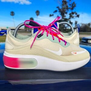 Nike Air Max Dia Fossil Hyper Crimson Sneakers  CI3898-200 Shoes Womens Size 8.5